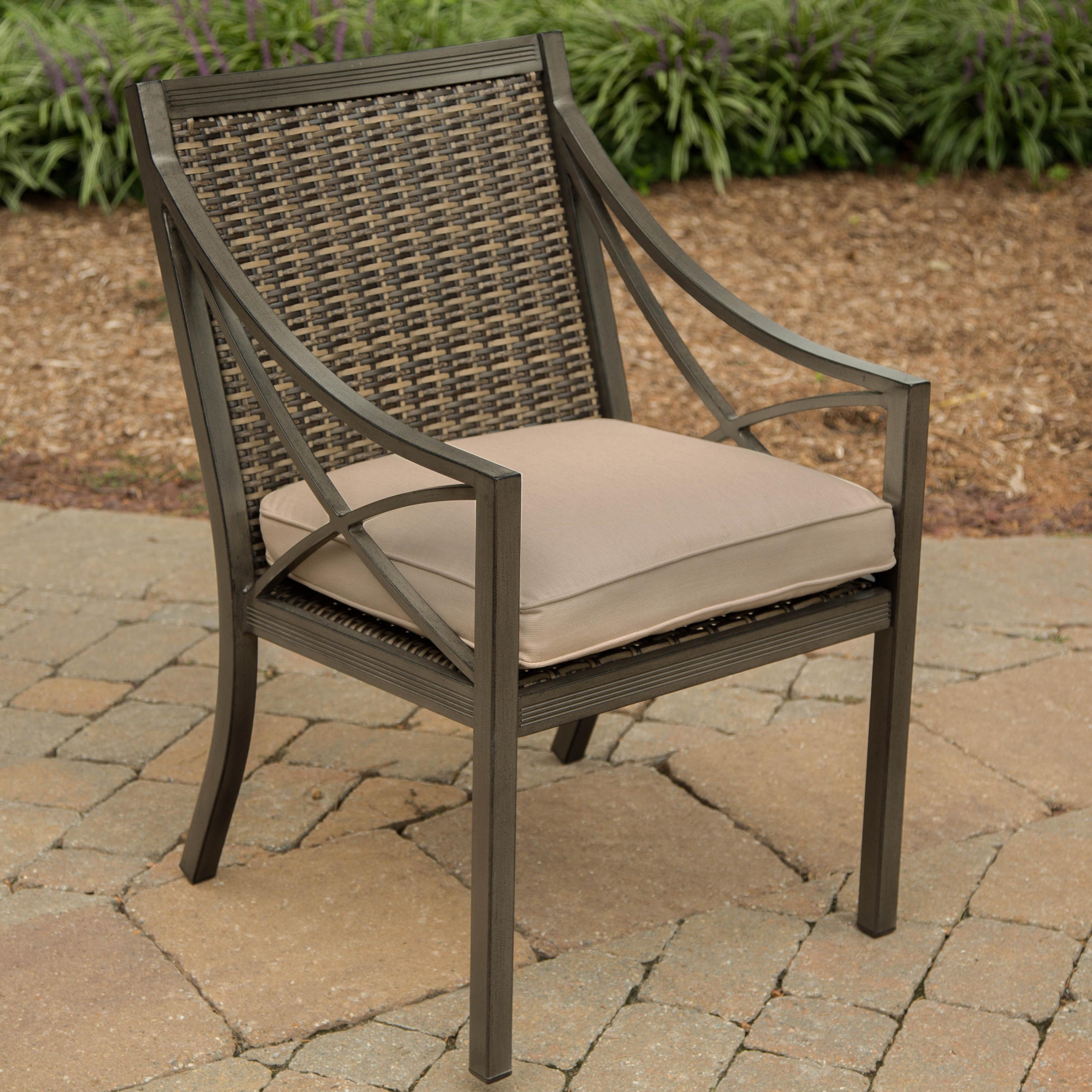 Apricity Outdoor Davenport Aluminum Woven & Metal Dining Chair Find